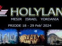 HOLYLAND (MESIR - ISRAEL - YORDANIA) periode 18 s/d 29 februari 2024
